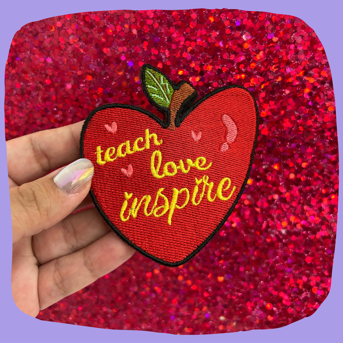 Teacher Hair Clips 🍎✏️