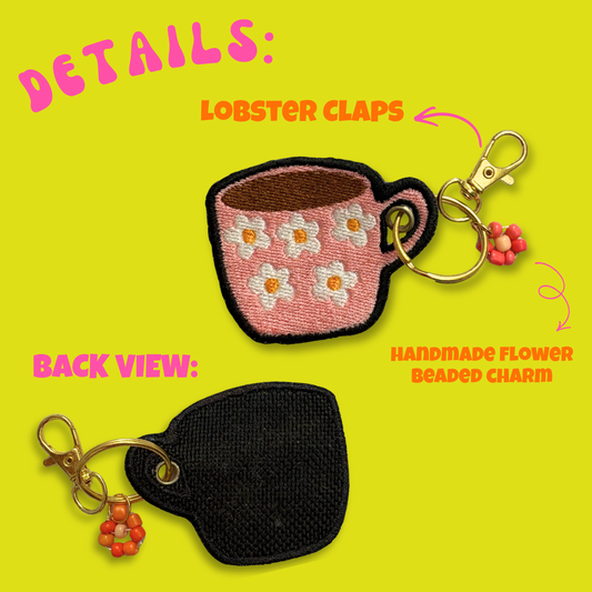 Tacita floral - keychain