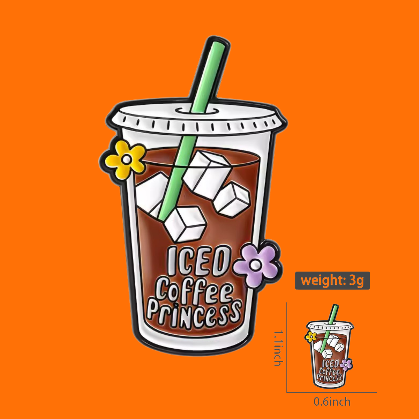 Coffee lover pins