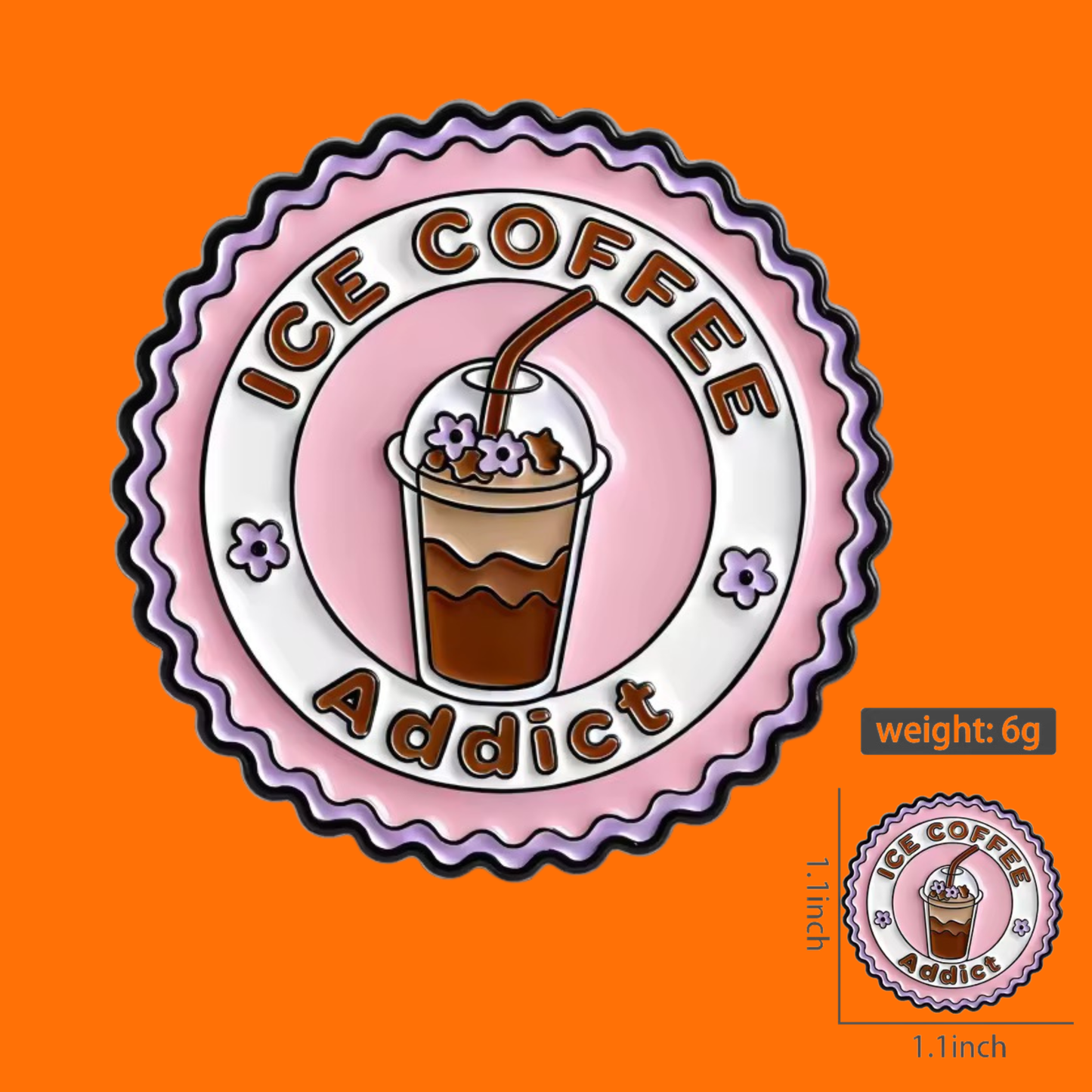 Coffee lover pins