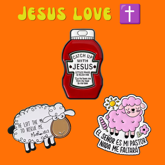 Jesus love pins