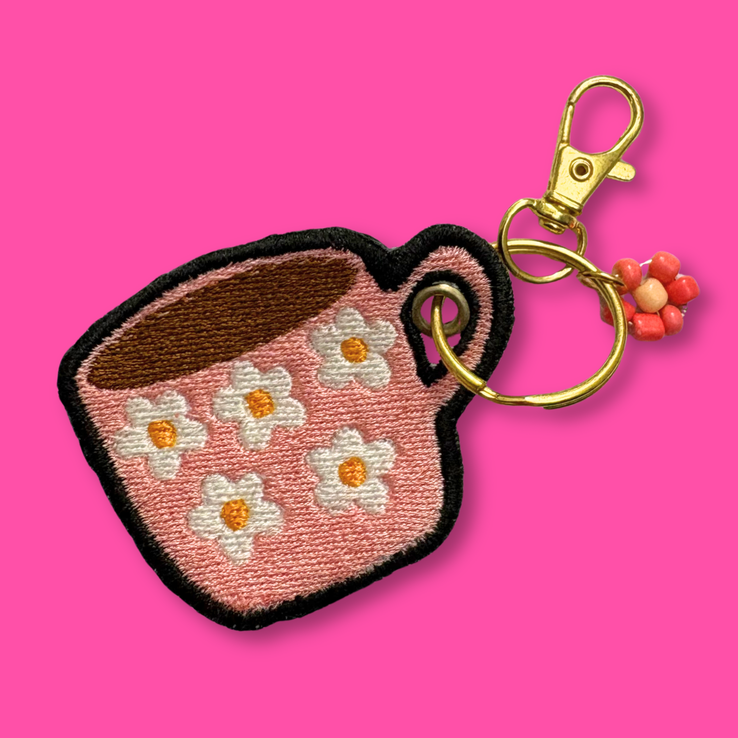 Tacita floral - keychain