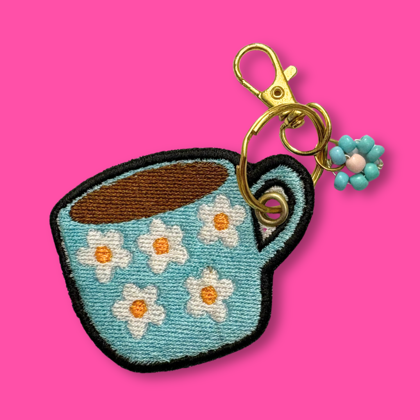 Tacita floral - keychain