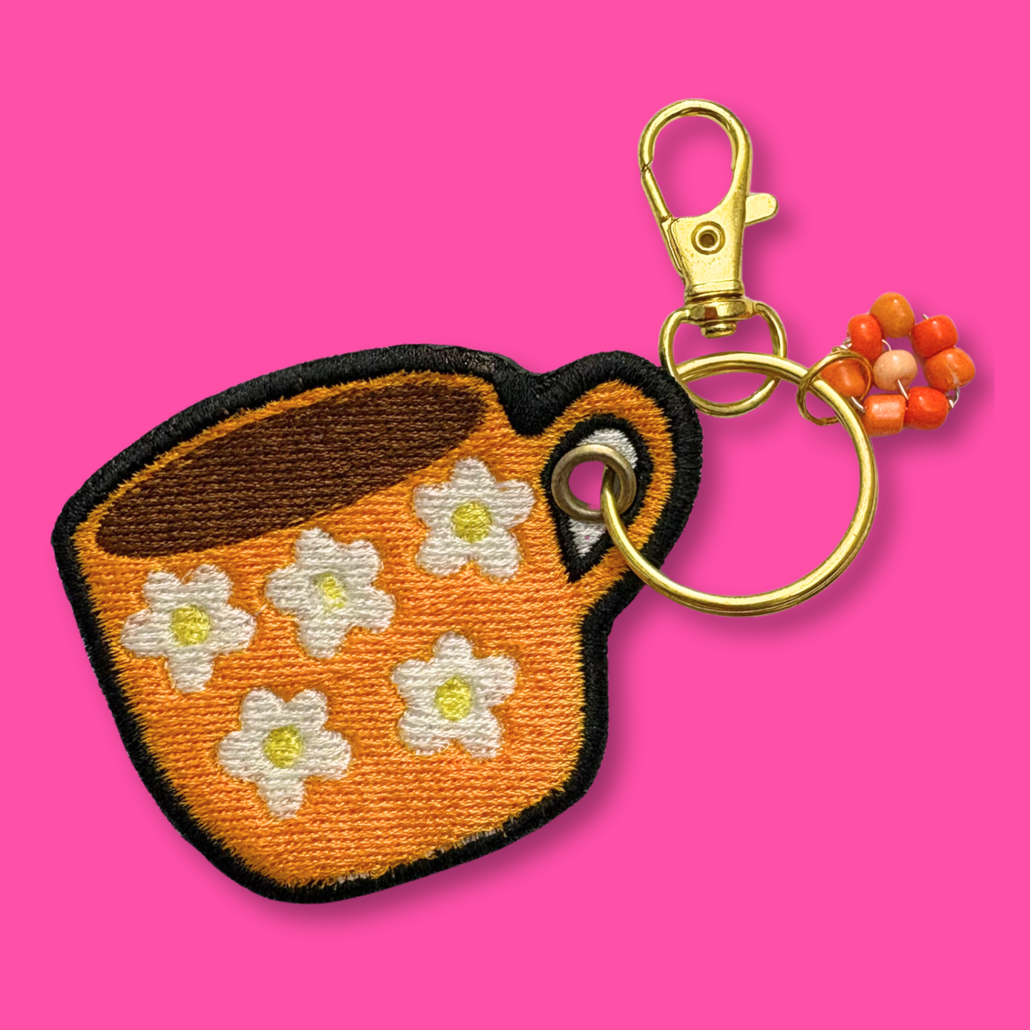 Tacita floral - keychain