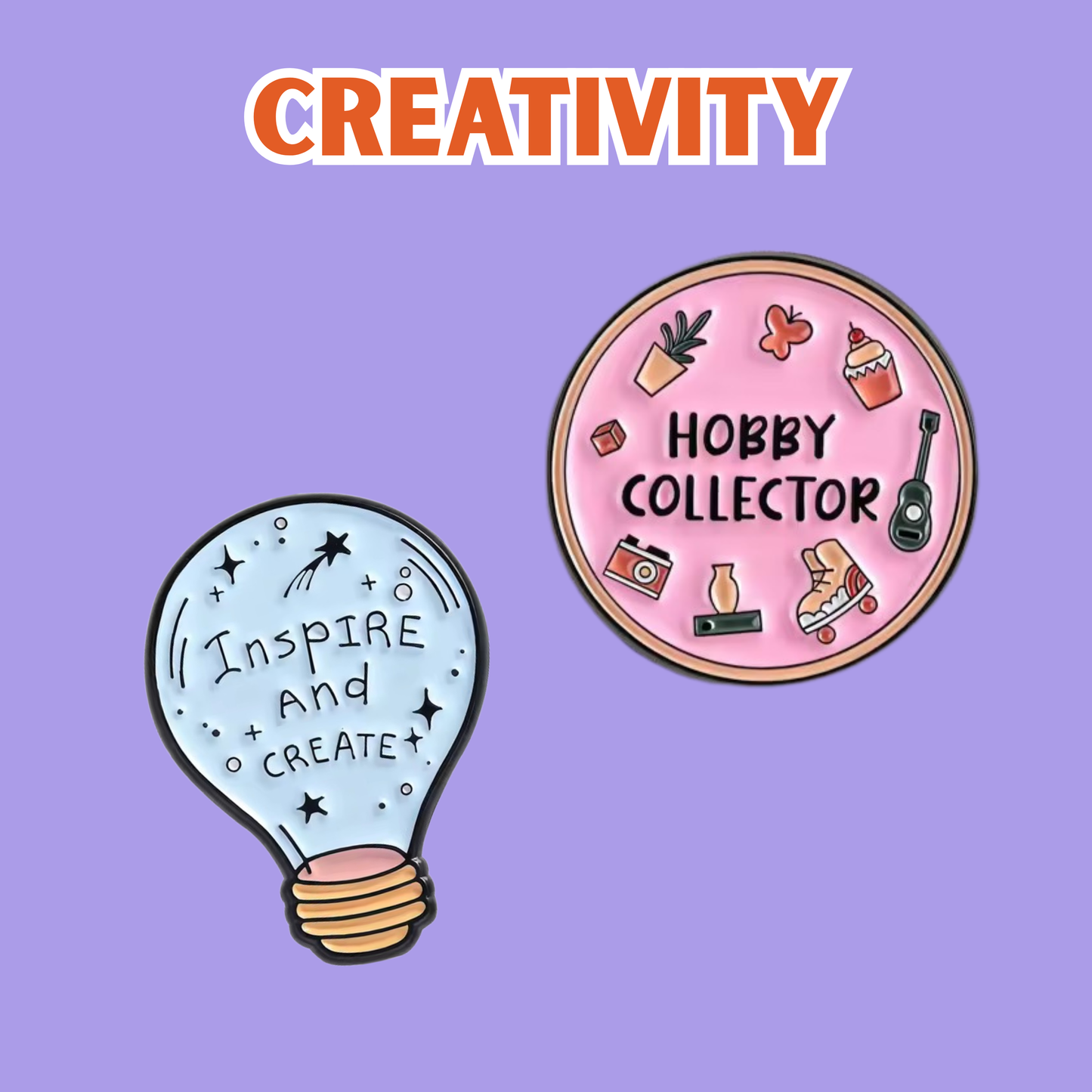 Creativity pins