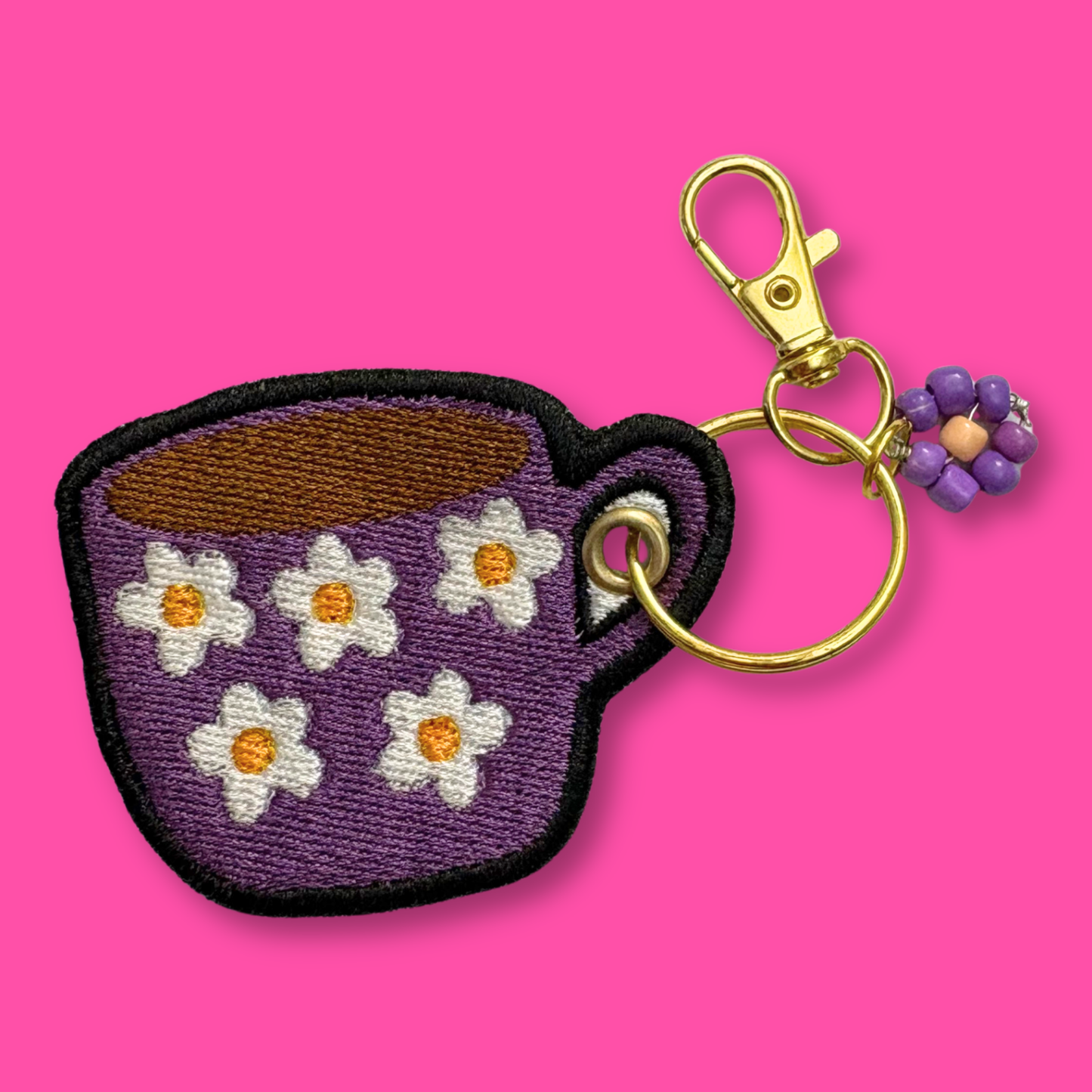 Tacita floral - keychain