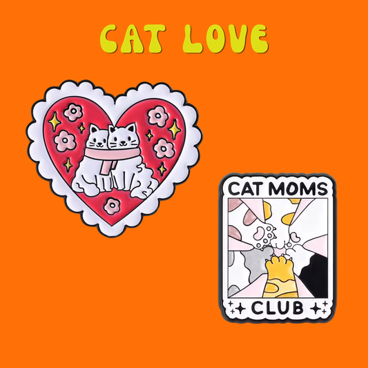 Cat love pins