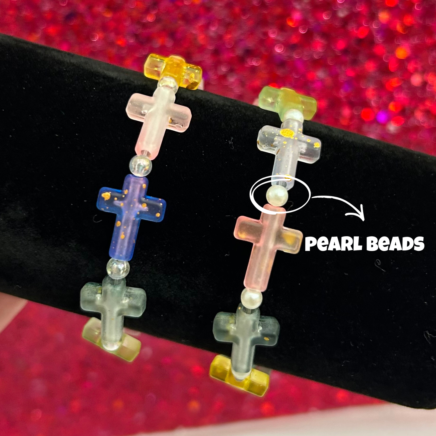 Cross Elastic bracelet 🤍