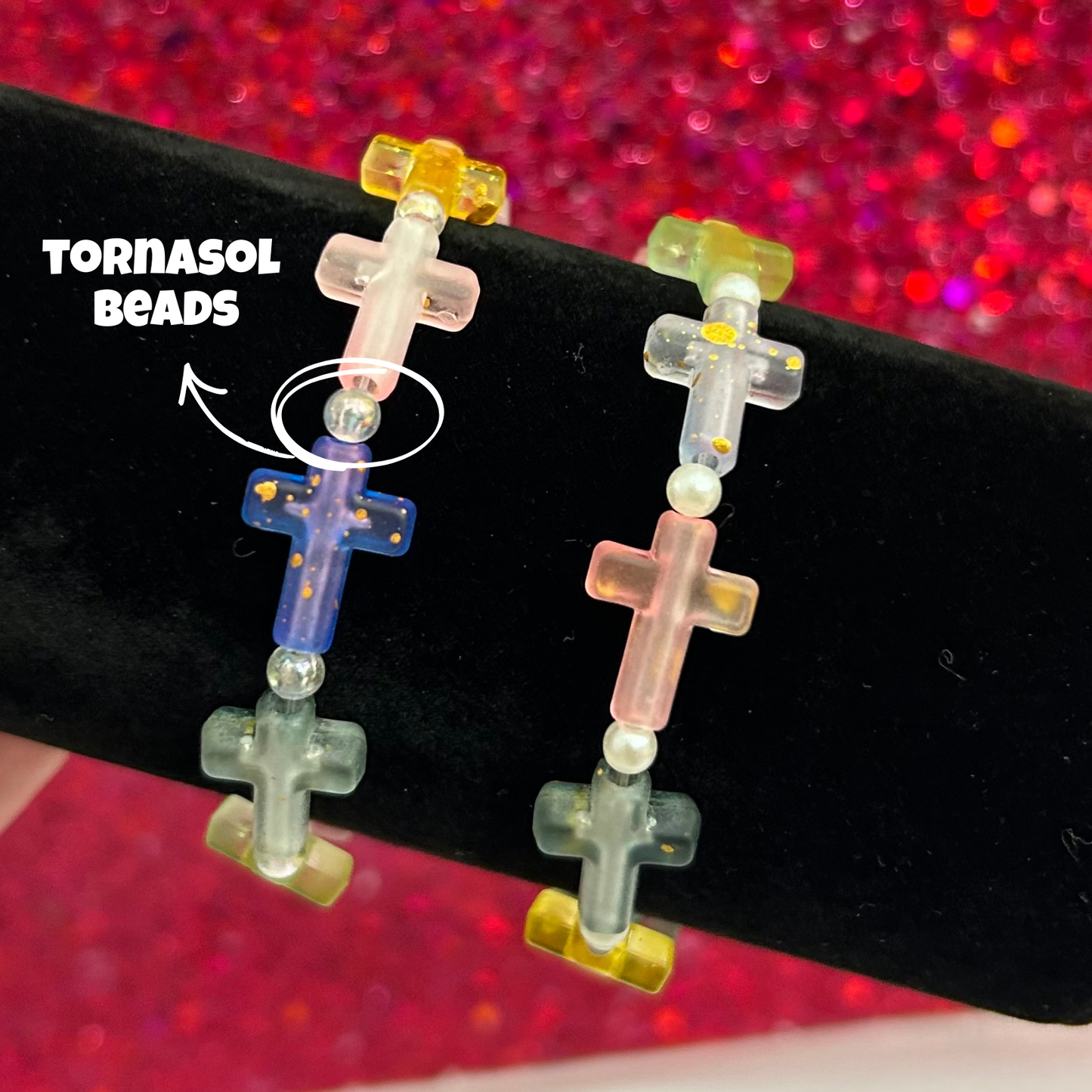 Cross Elastic bracelet 🤍