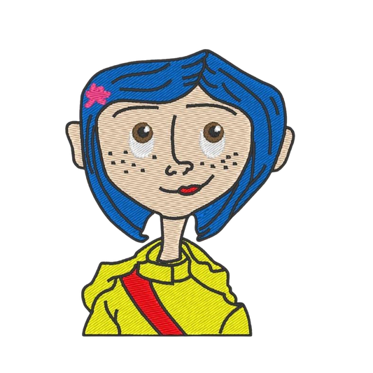 Coraline keychain/bagcharm 💙🗝️