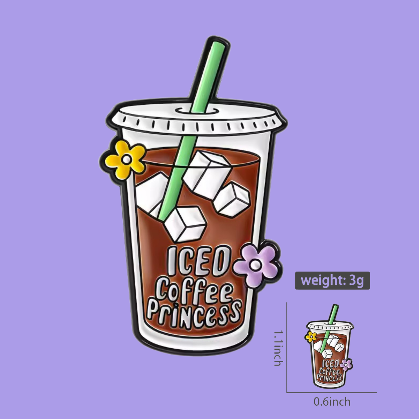 Coffee lover pins