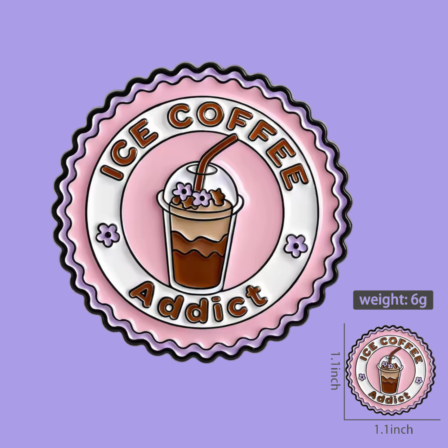 Coffee lover pins