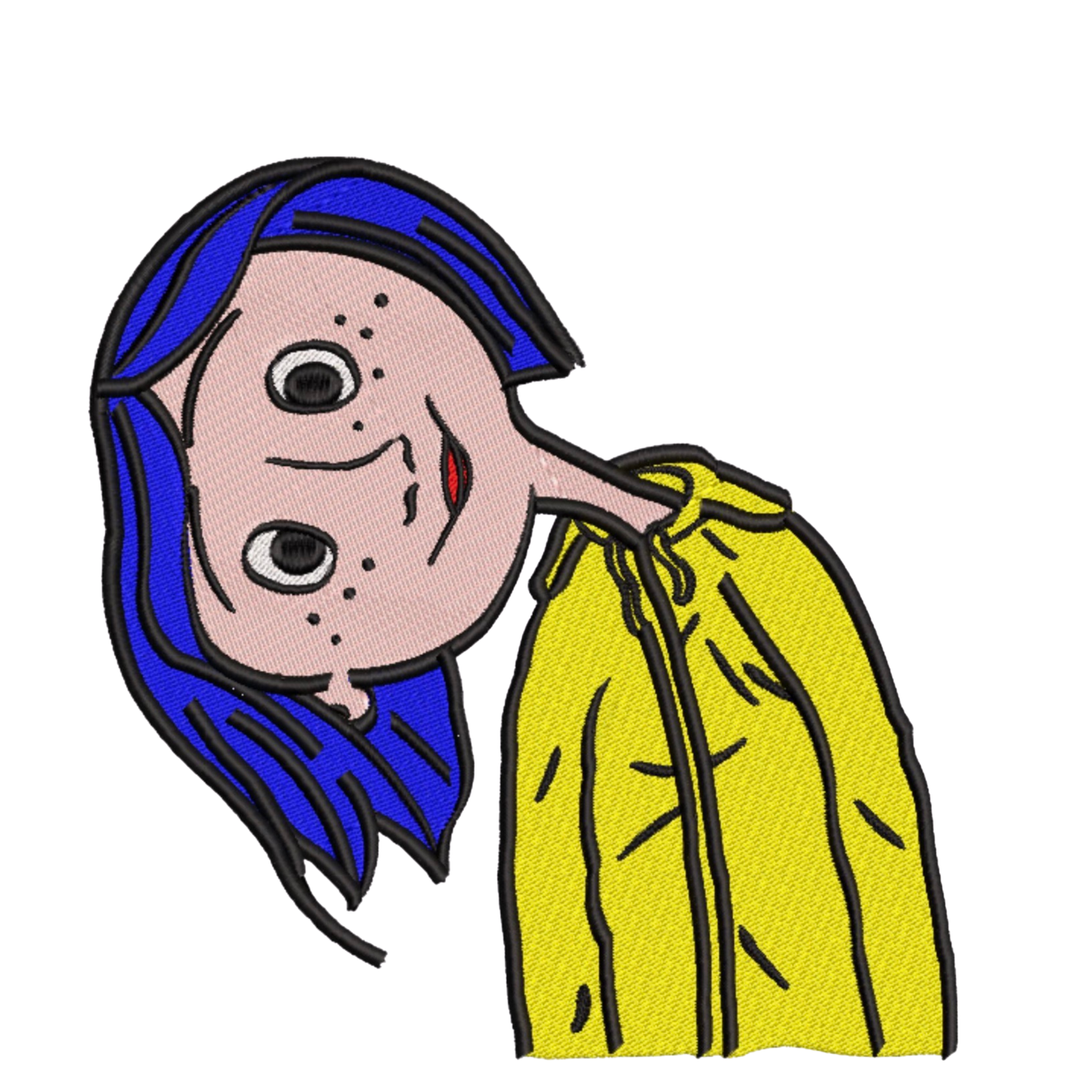Coraline keychain/bagcharm 💙🗝️