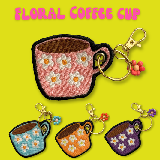 Tacita floral - keychain