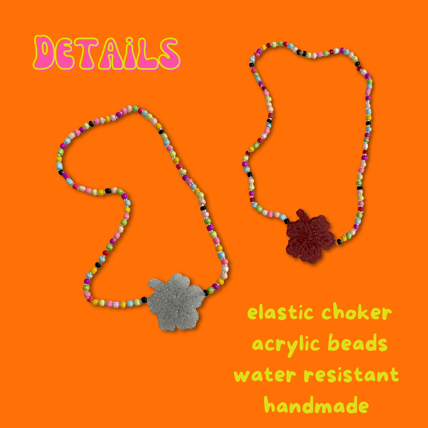 Summer Choker Necklace 🌺☀️