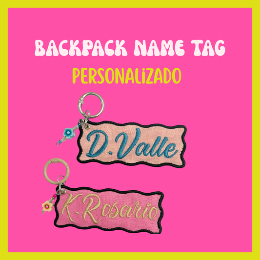 Name tag 🏷️🌟🩷 PERSONALIZADO